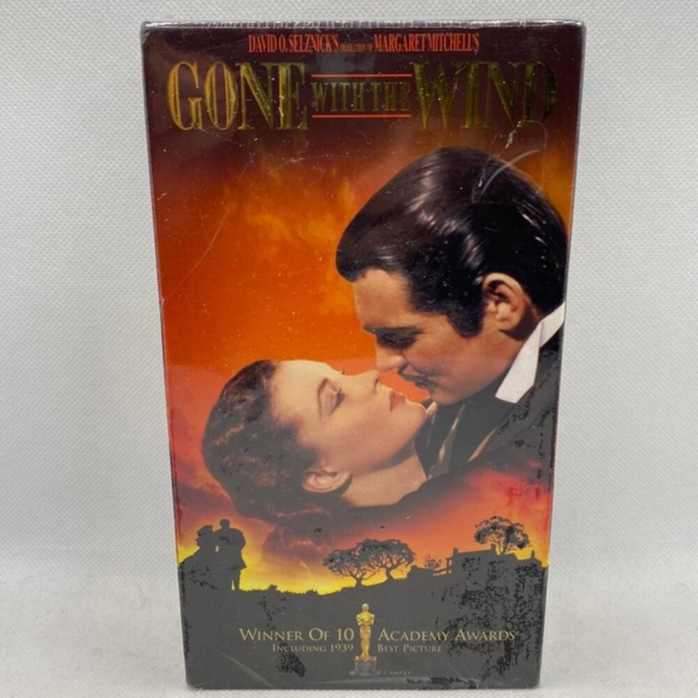 Gone With The Wind Clark Gable Vivian Leigh VHS Sealed